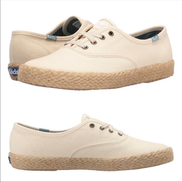 Keds Shoes - Keds Champion Salt wash canvas sneaker with jute